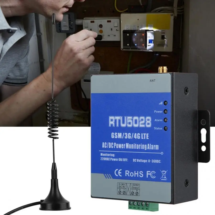 RTU5028 GSM мониторинг состояния напряжения питания/восстановление сигнализации 100-240 В