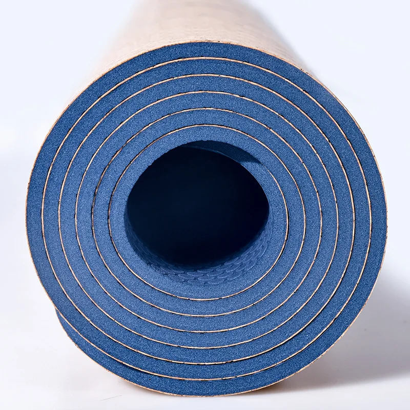 6 мм 183*61 см Красочный пробковый натуральный резиновый коврик для йоги фитнес-подушка для женщин мужчин Пилатес гимнастические перчатки спортивный Коврик для упражнений