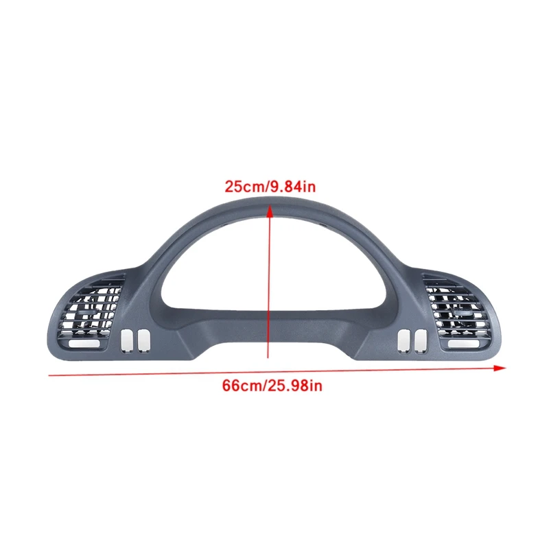Автомобильная Внутренняя Рамка для инструментов, обшивка счетчика, корпус с вентиляционными отверстиями для Mercedes для Benz Sprinter Cdi 1999-2006 9016801439