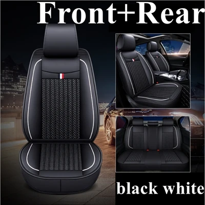 black white standard 5 машинные места сиденья для Geely Emgrand EC7 X7 FE1 ZOTYE T300 T500 T600 T700 T800 Z200 Z200HB Z300 Z360 Z500 Z560 Z700 SR7 SR9 - Название цвета: black white standard