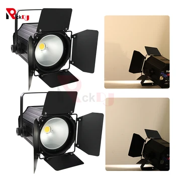 

2pcs 200W COB Fresnel LED Studio Spot Stage Light DMX Control For Theater Movie Equipment