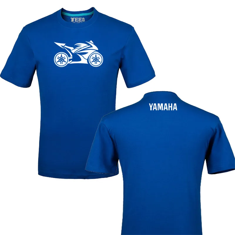 Забавный Логотип Yamaha 100% хлопок футболка с принтом унисекс Летняя Повседневная футболка футболки