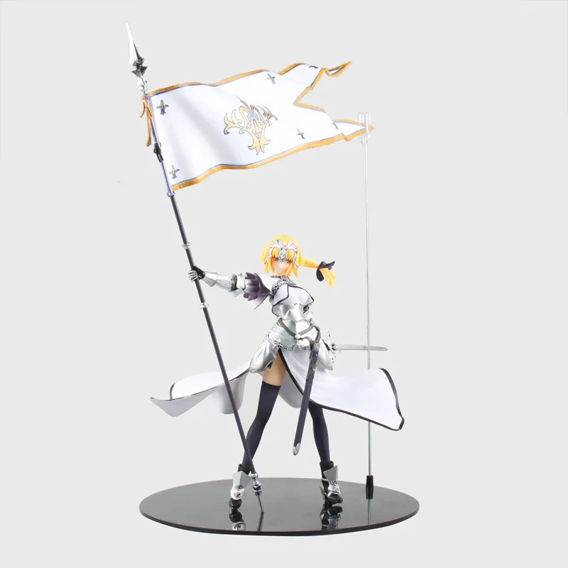 Аниме Фигурка 20 см Fate/Apocrypha Jeanne dɺrc Saber Лилия белый цвет ПВХ фигурка