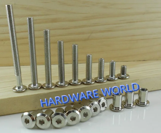 Купить 50 шт. М6 * 30 6mmx30 подключения шурупы, болты Chester Khan ...