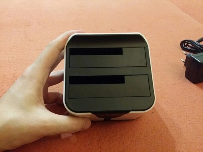 dual bay hdd docking station clone function sata 2 hd case 3.5 2.5inch usb3.0 5 gbps 4TB hard disk box HDD SSD read data device external hard disk case 3.5