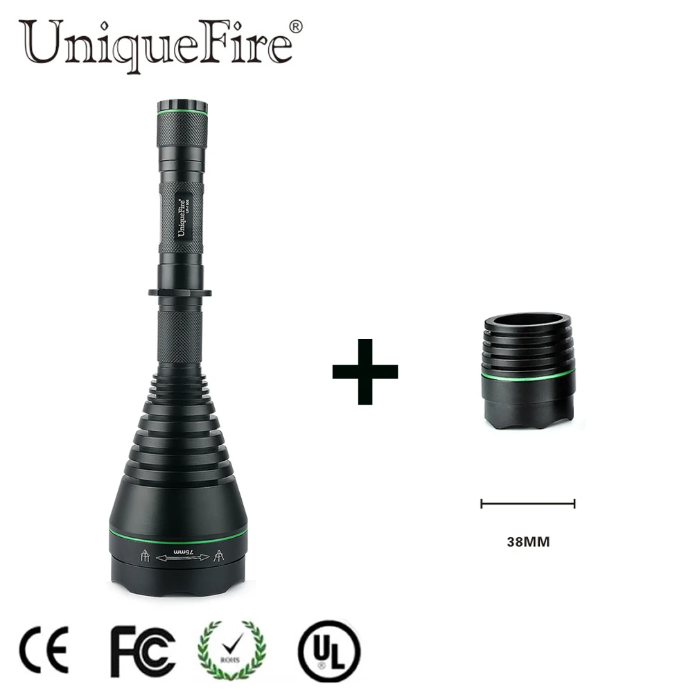 UniqueFire 1508-75mm IR 940nm LED Flashlight + Replaceable 38mm Lens Zoomable And Authentic For Hunting Free Ship UniqueFire 1508-75mm IR 940nm LED Flashlight + Replaceable 38mm Lens Zoomable And Authentic For Hunting Free Ship