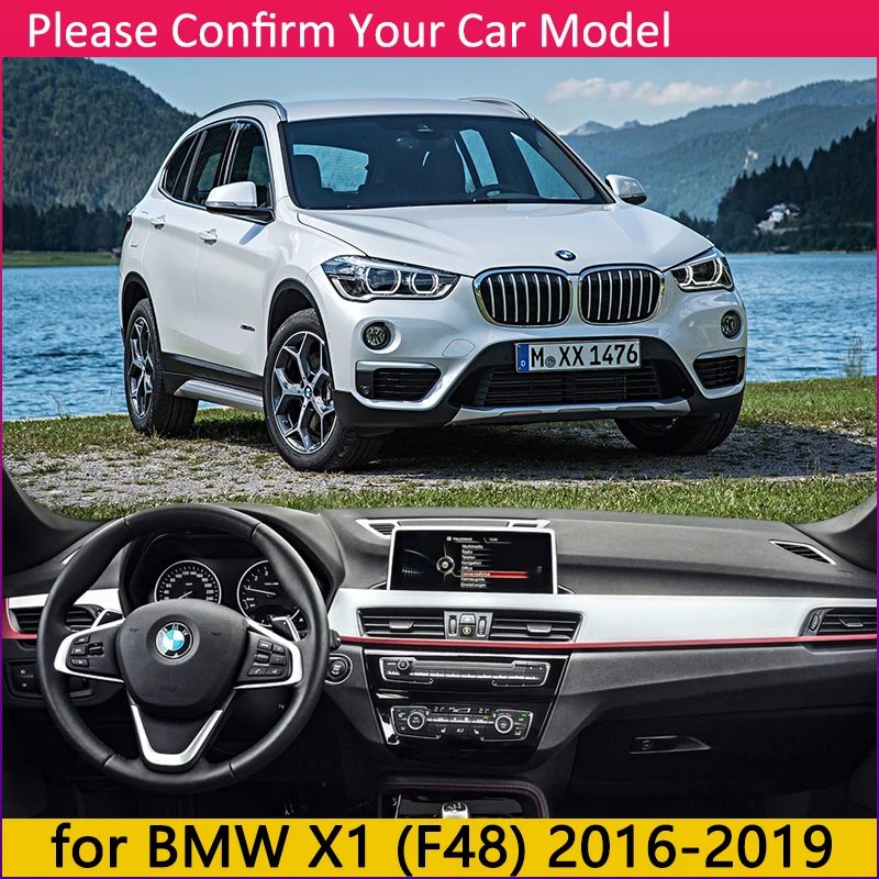 Для BMW X1 F48 Противоскользящий коврик на приборную панель солнцезащитный Коврик защитный Ковер Анти-УФ автомобильные аксессуары коврик