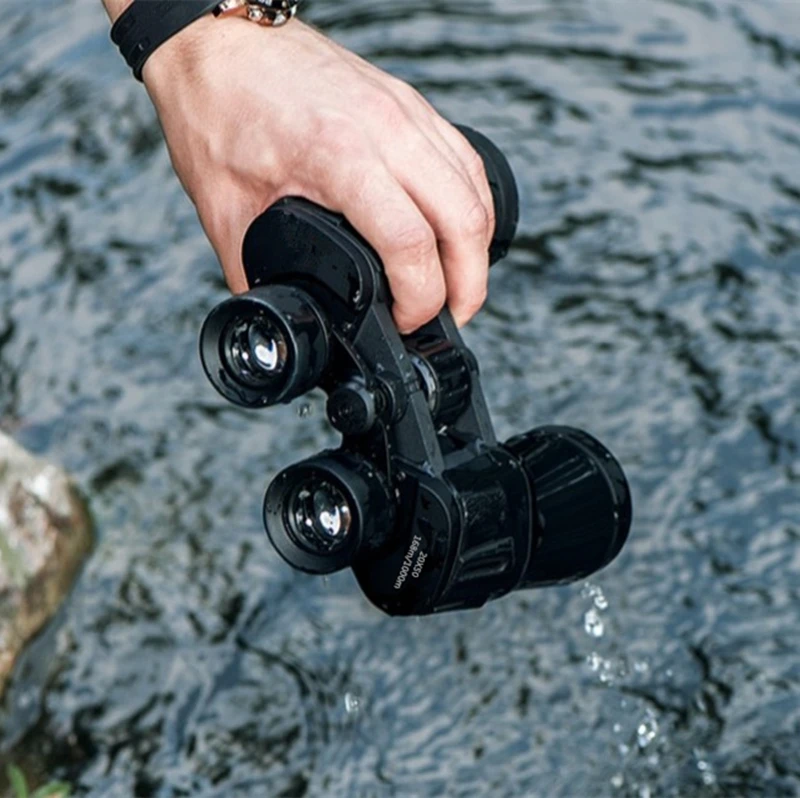 20X50 مناظير قوية النيتروجين للماء تلسكوب Lll للرؤية الليلية العسكرية المهنية كبيرة العدسة الروسية مجهر