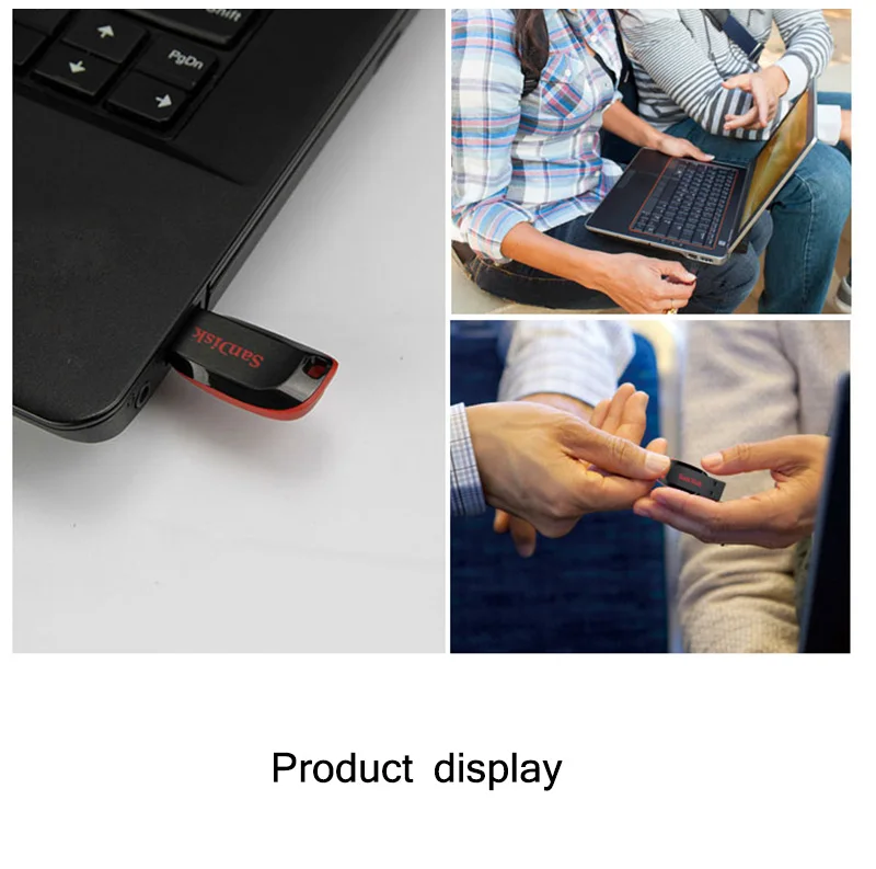 USB флеш-накопитель SanDisk CZ50, 8 ГБ, 16 ГБ, 32 ГБ, 64 ГБ, 128 ГБ, USB флеш-накопитель, высокое качество, карта памяти, USB 2,0