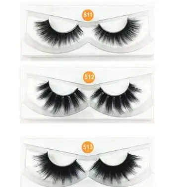 (240 пар/лот) компанией DHL Lashes Natural Накладные ресницы Макияж 3D норки наращивания