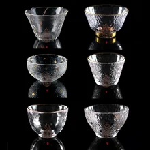 PINDEFANG Superior Japanese Zen Cup Hand-blown made of Heat-resistant Glass Art of glass cup Kung-fu teaware Zen Tea Set Cup