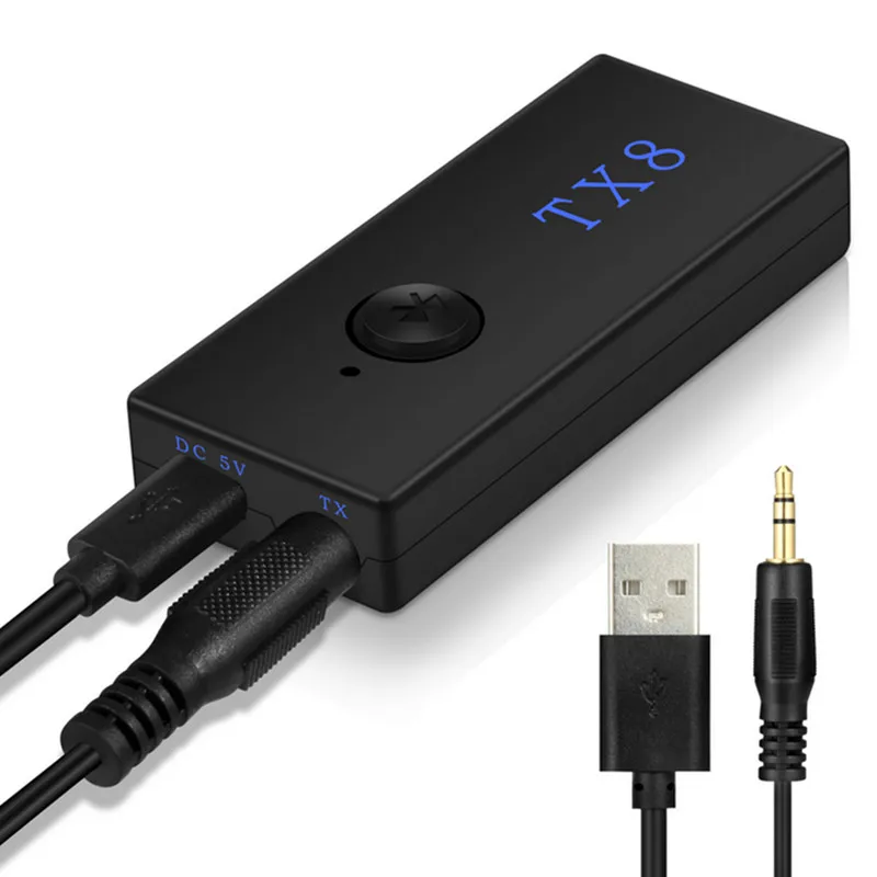 Wireless Transmitter Adapter Bluetooth Stereo Audio Transmitter RCA 3