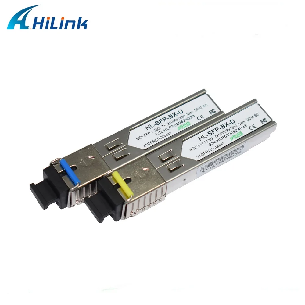 45 пар на заказ: HL GLC BX U/D 5D 1 25 г BiDi SFP 5 км SC/LC DDM 1310/1550nm|Оптоволоконное оборудование| |