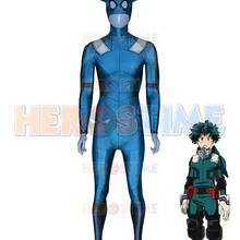 Мой герой Deku костюм 3D принт Boku без герой мидория изуку Deku костюм зентай для косплея боевой костюм