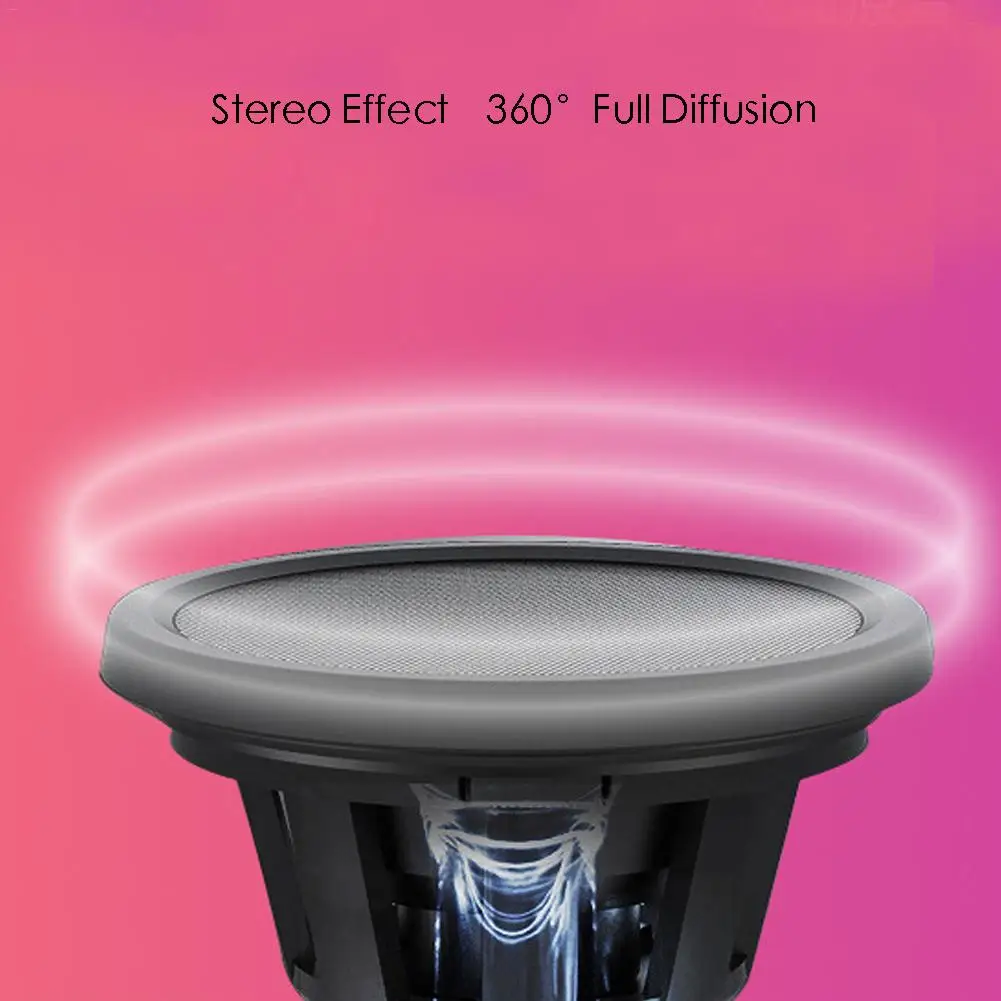 Открытый Bluetooth динамик беспроводной мини портативный маленький мобильный телефон карта вставки динамик автомобильный встроенный бас с цветными огнями