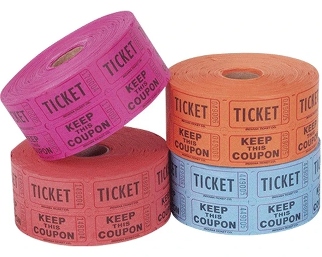 aliexpress com buy roll of 2000 double row raffle tickets number buy roll raffle tickets