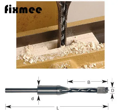 Fixmee стамеска для работы с деревом 12 мм HSS квадратное отверстие пилы дерево сверло долото