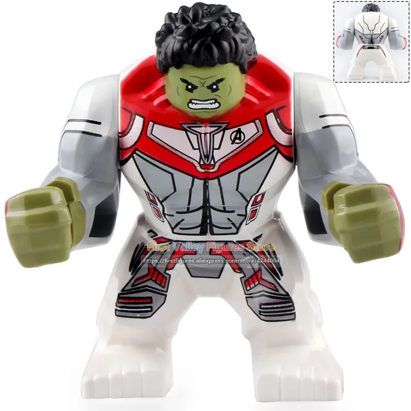 

Single Sale Avengers 4 Endgame Space Iron MAN Hulk Korg Big Size Building Blocks Action Bricks Figures Children Gift Toys GD202