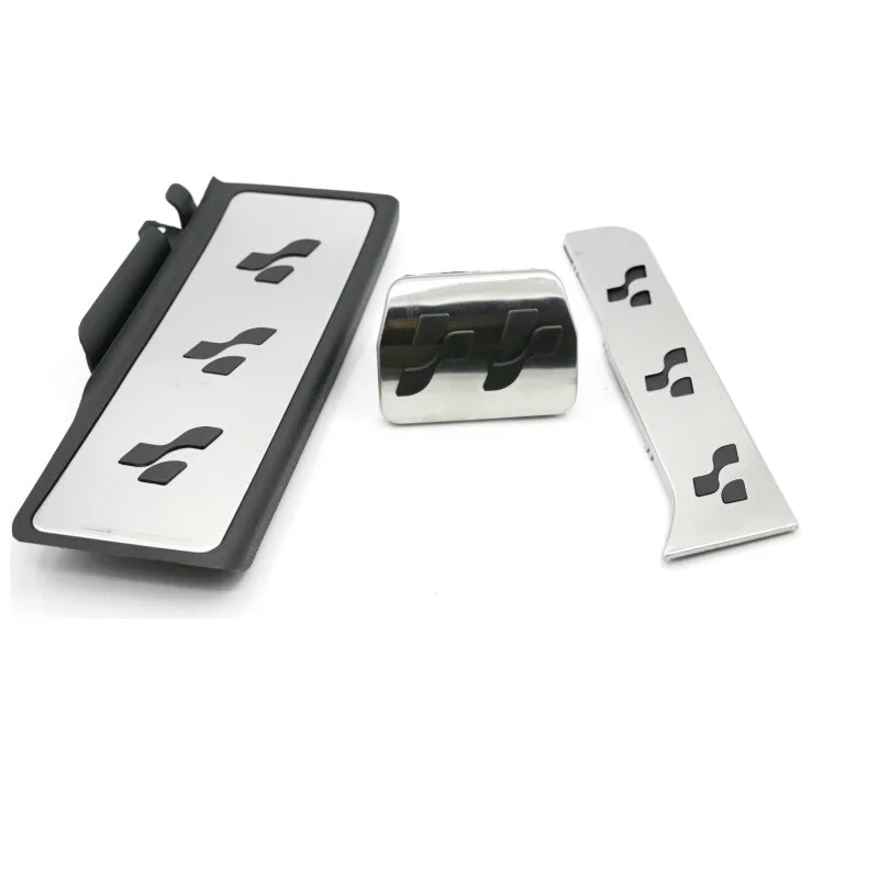 

Stainless Steel Gas Pedal Break Pedal SR Rest Pedal Set for VW Passat B6 B7 CC R32 R36 R