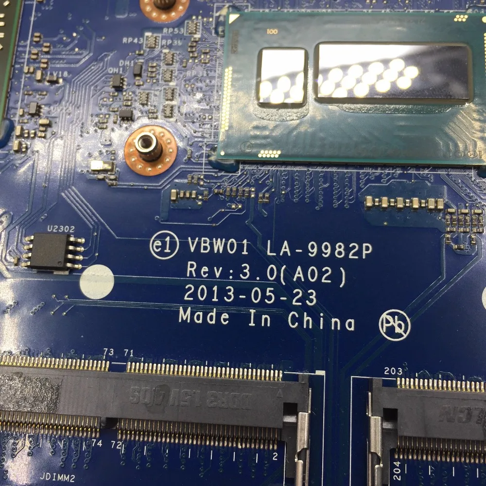 KEFU LA-9982P motherboard For Dell 15R 3537 5537 Laptop motherboard I7 CPU PM original Test mainboard KEFU LA-9982P motherboard For Dell 15R 3537 5537 Laptop motherboard I7 CPU PM original Test mainboard