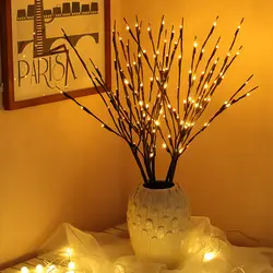Праздник фея дерево Night декоративные 20 светодиодный Батарея Мощность романтической свадьбы Рождественские лампа кровать дома вечерние