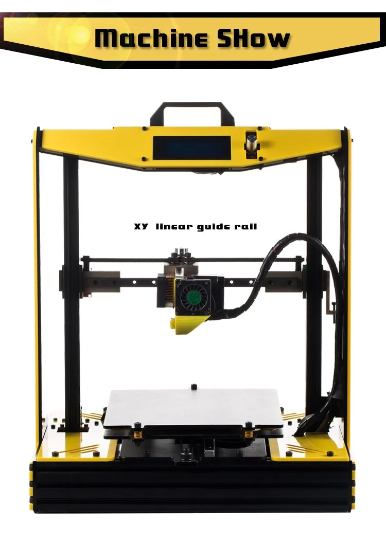 Высокое Качество Прецизионный Sunhokey Prusa I4 3d принтер DIY Kit алюминиевая рама Sunhokey i4