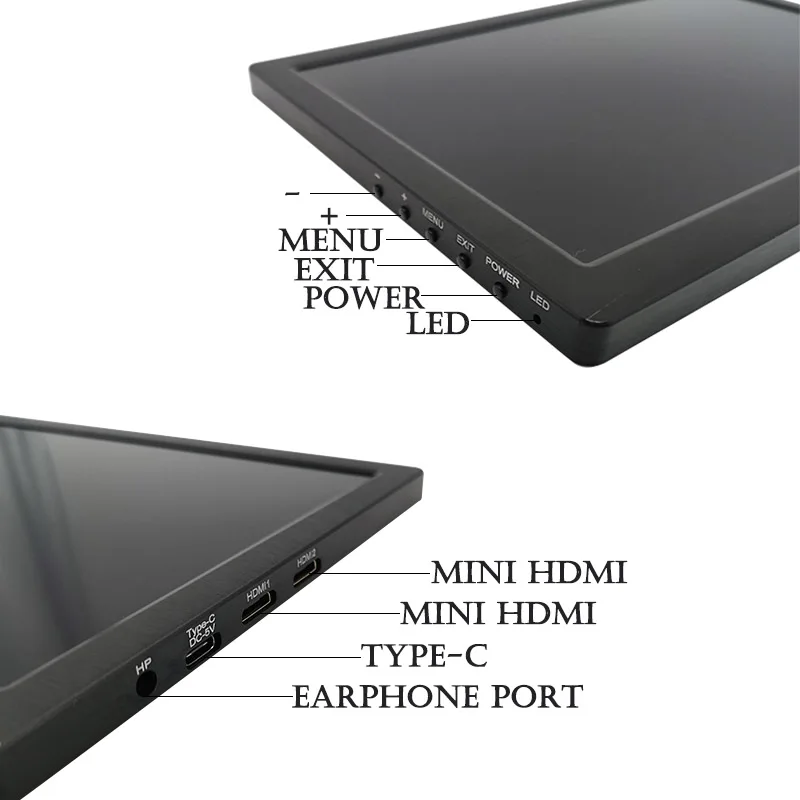 5V 400g IPS Встроенный динамик 10 дюймов USB 2k игровой монитор для Ps4 Xbox компьютера