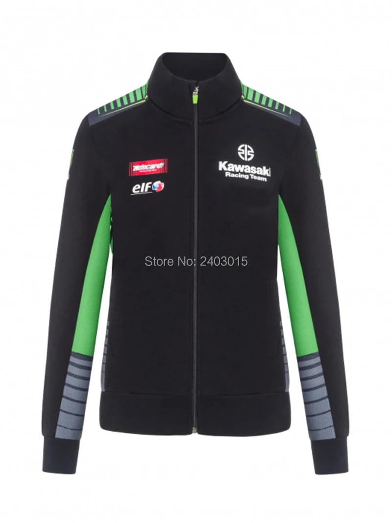 

Free shipping 2019 Moto gp Motorcycle Sweatshirt Racing suit biker riding hooded casual for Kawasaki