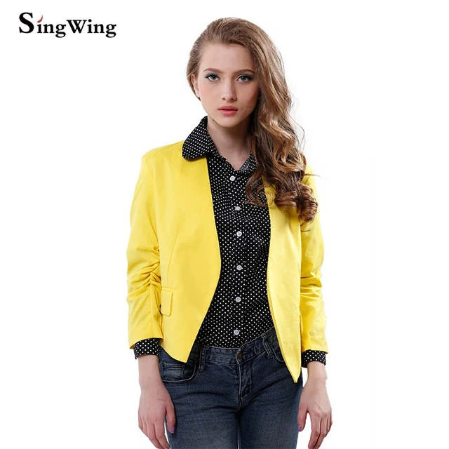 Abrigos Chaquetas Mujeres Casual Candy Color Tres Cuartos Moda Corto ... Abrigos Chaquetas Mujeres Casual Candy Color Tres Cuartos Moda Corto ...