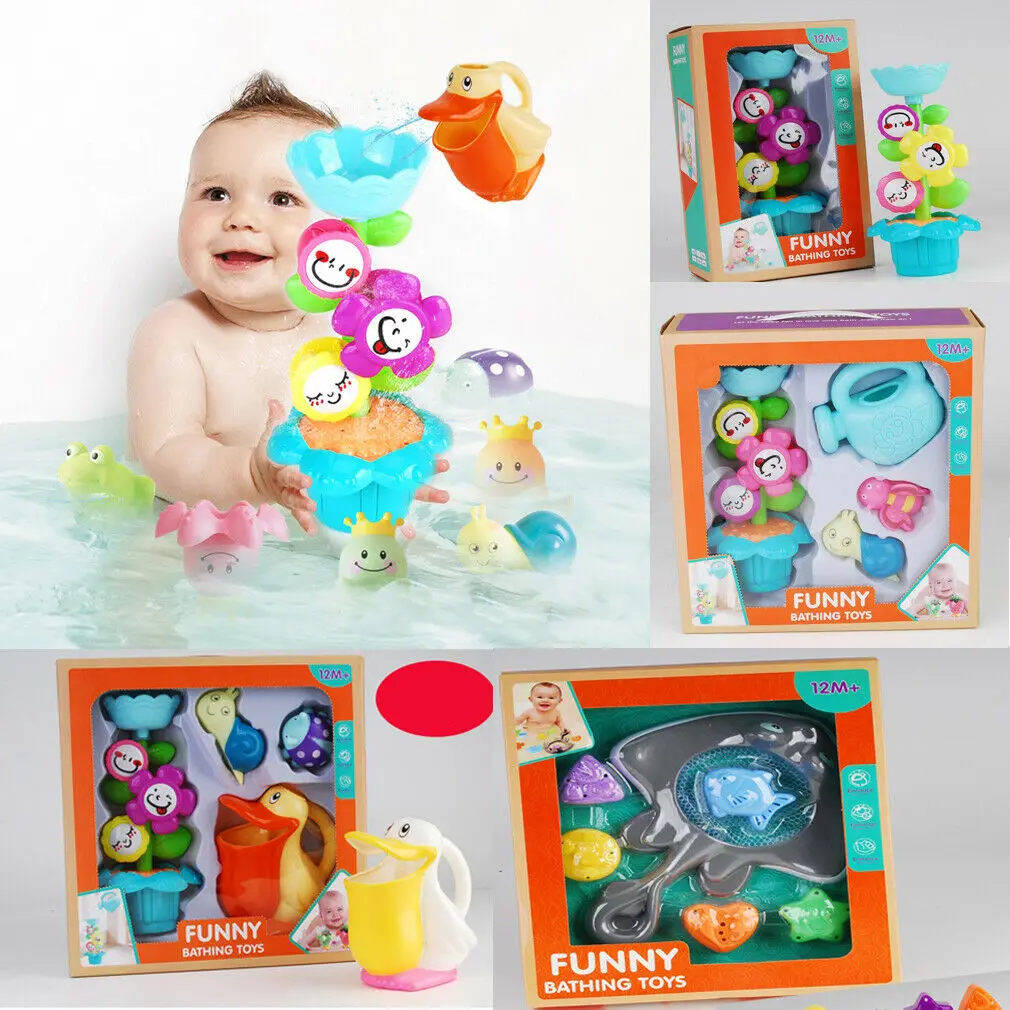 1 Set High Quality Bath Time Toys Bathing Shower Octopus For Baby Boy Girl Kid Water Play Toy Funny Bath Toys Dropshipping 12M