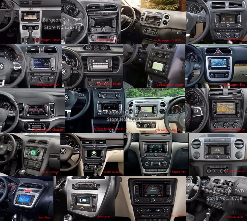 Perfect IPS Octa Core 4GB RAM 32GB ROM Android 8.0 Car DVD for VW Passat GOLF Tiguan Jetta Seat Altea XL Leon Skoda Octavia GPS Radio 2