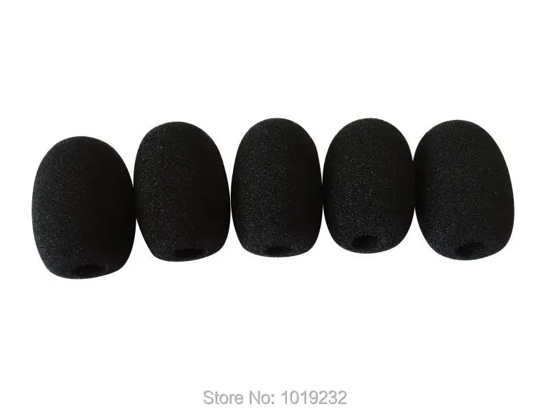 Free Shipping 7mm Replacement headset Foam microphone cover mic foam for most headsets