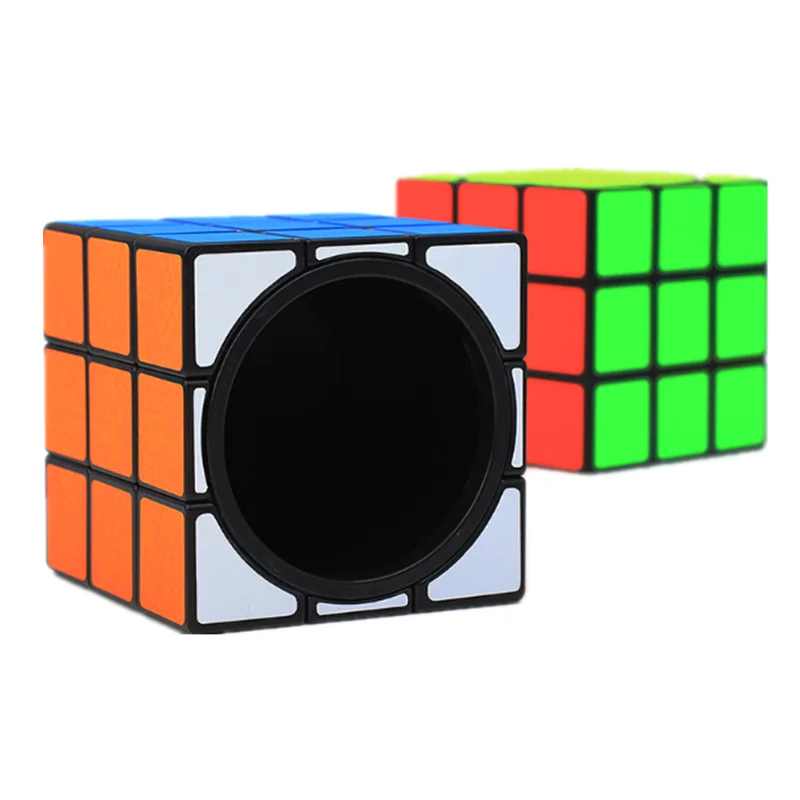 3x3x3 держатель ручки Волшебные кубики Творческий Cube Пластик стол игрушка Скорость игрушки для взрослых детей подарок головоломки Cube 9,5 см