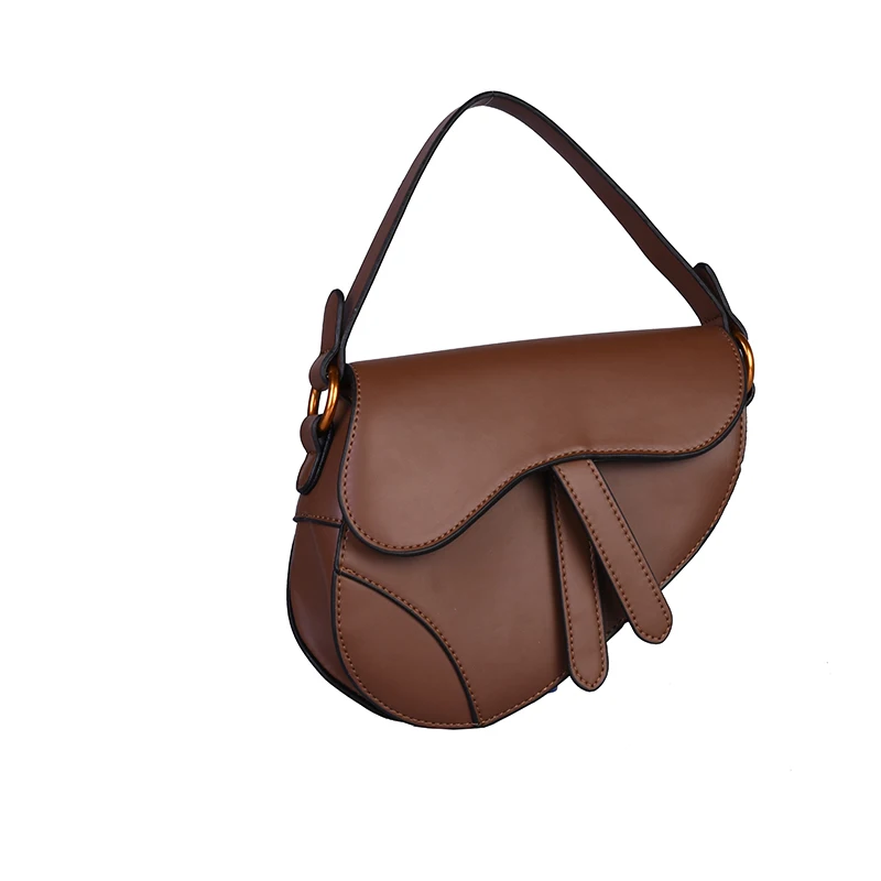 

2019 Bag Women Shoulder Bags Pu Autumn Winter Retro Saddle Bag Broadband Single Shoulder Designer Handbags High Quality