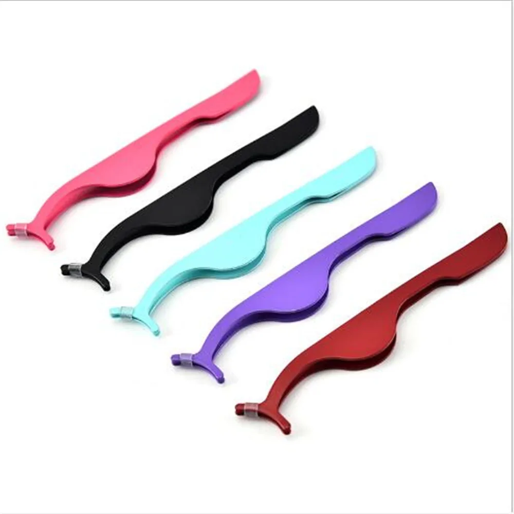 False Eyelash Extension Tweezers Stainless Steel Top Grade Eyelashes Tweezers Colorful Tweezers Make Up Tools