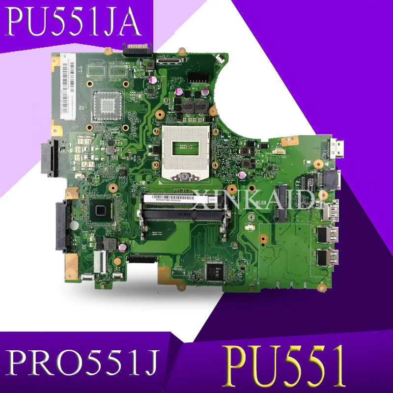 XinKaidi для ASUS PU551JA PU551 PU551J PRO551J материнская плата ноутбука протестированная 100%
