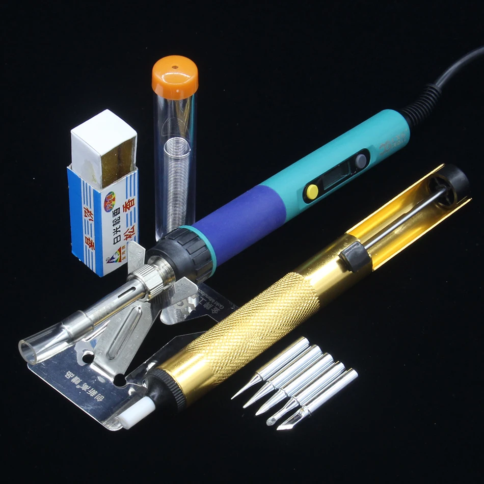 Kopen CXG 936d 60 W Digitale LCD Instelbare temperatuur Elektrische soldeerstation Elektrische soldeerbout Pincet rosin Toolkit