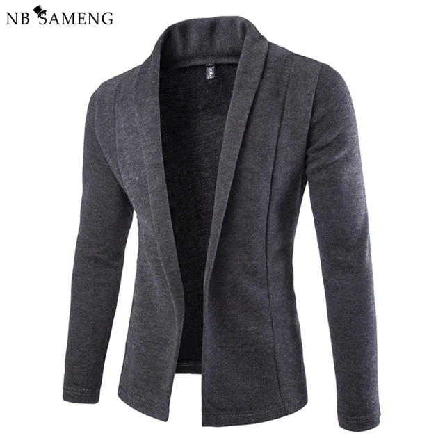 2018 British Style Knitted Sweater Men Fashion Solid