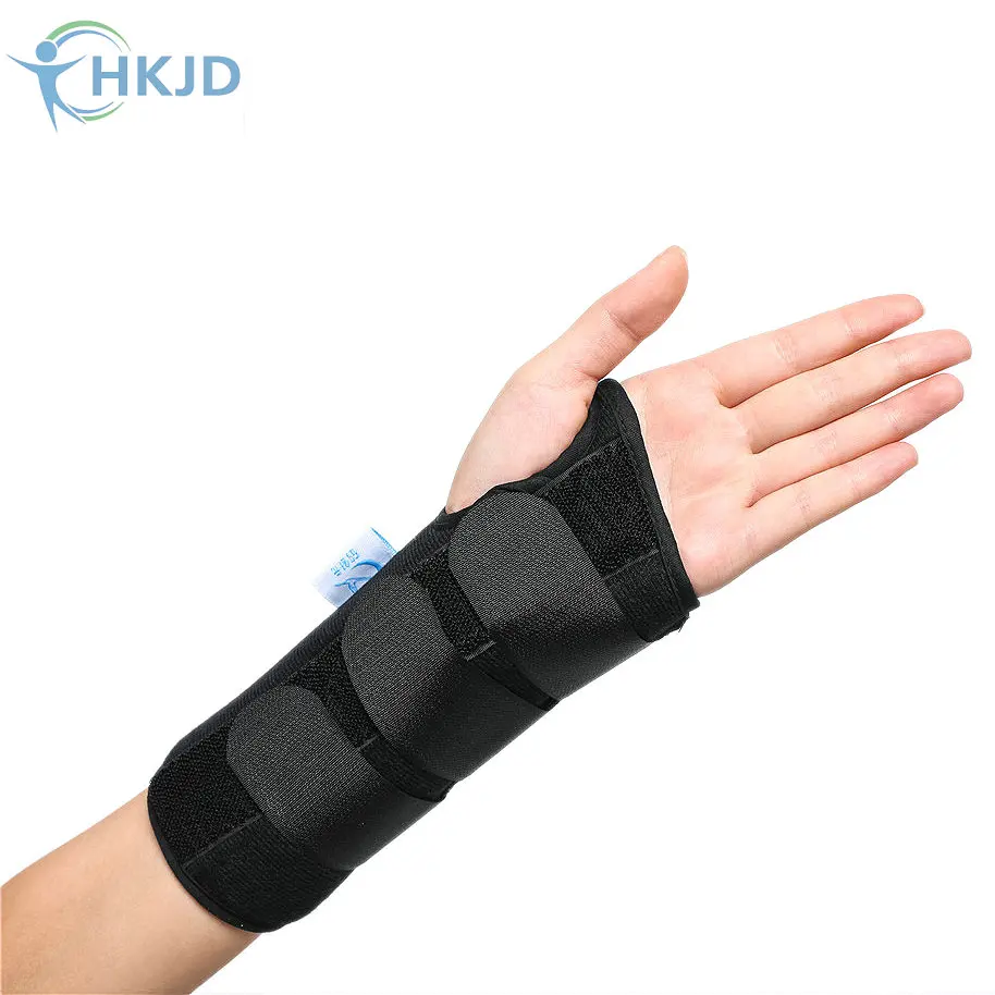 HKJD Wrist Support Brace Hand Finger Aluminum Splint Fixator Carpal