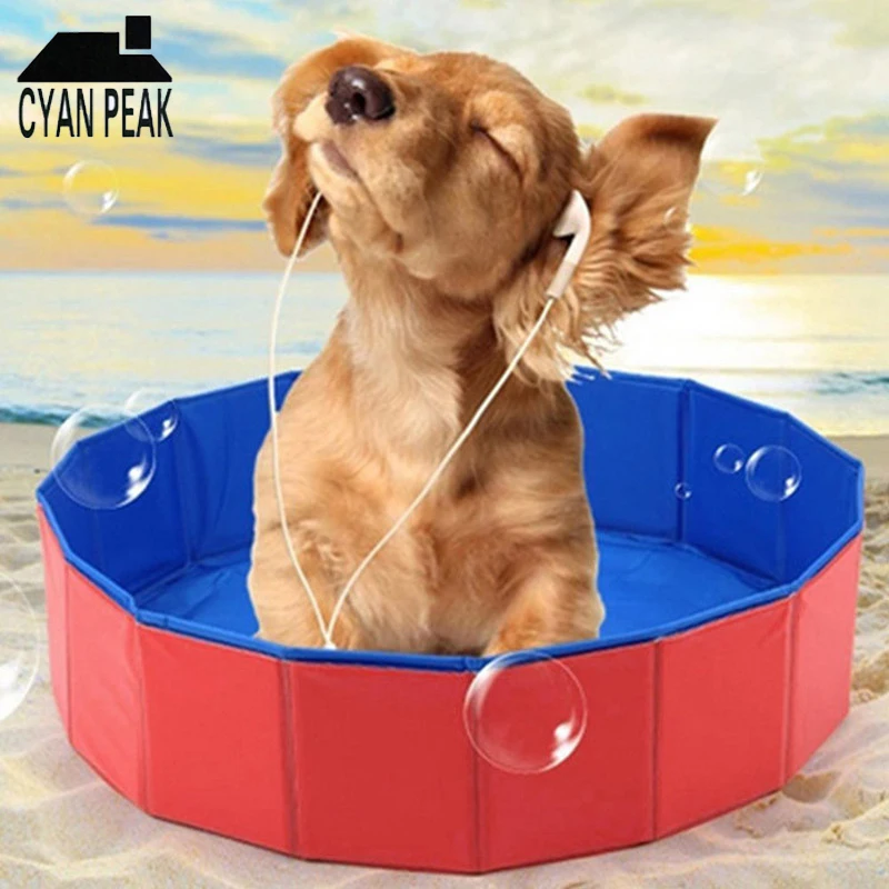 Collapsible Antislip Bathtub Foldable Pet Bath Tub Swimming Pool Dog