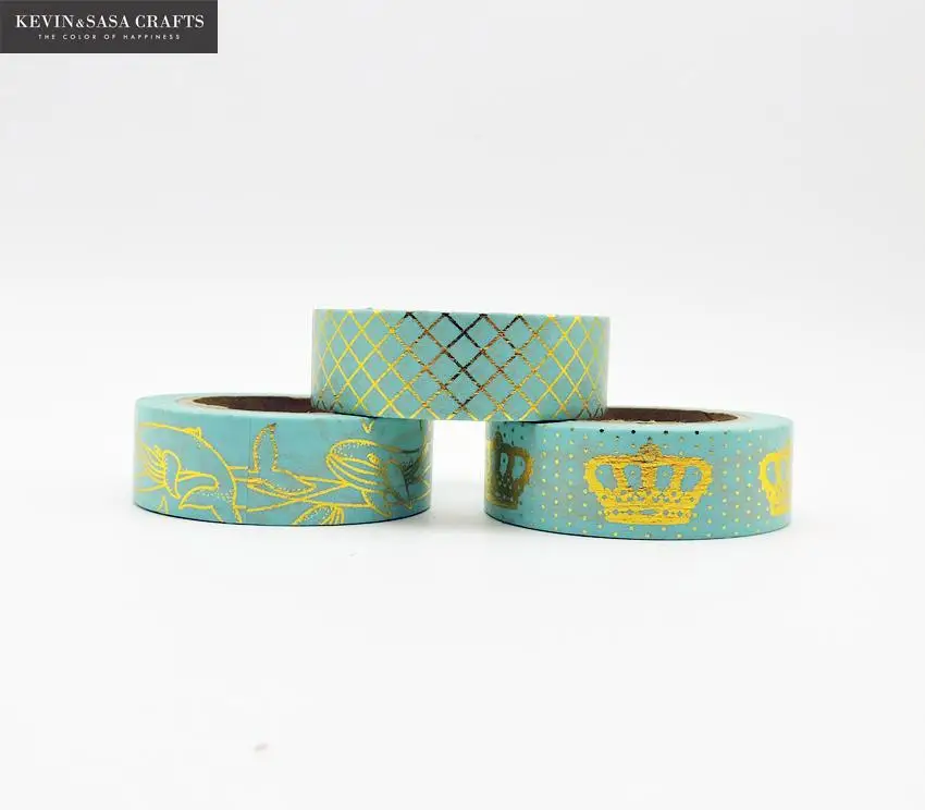 

Green Foil Washi Tape Stationery Diy Scrapbooking Photo Album School Tools Kawaii Scrapbook Paper Stickers Mask