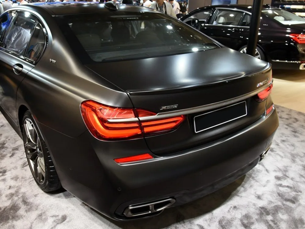 Углеродное волокно спойлер крыло губа наклейка для BMW G11 G12 7 серия 740i 2016 2017