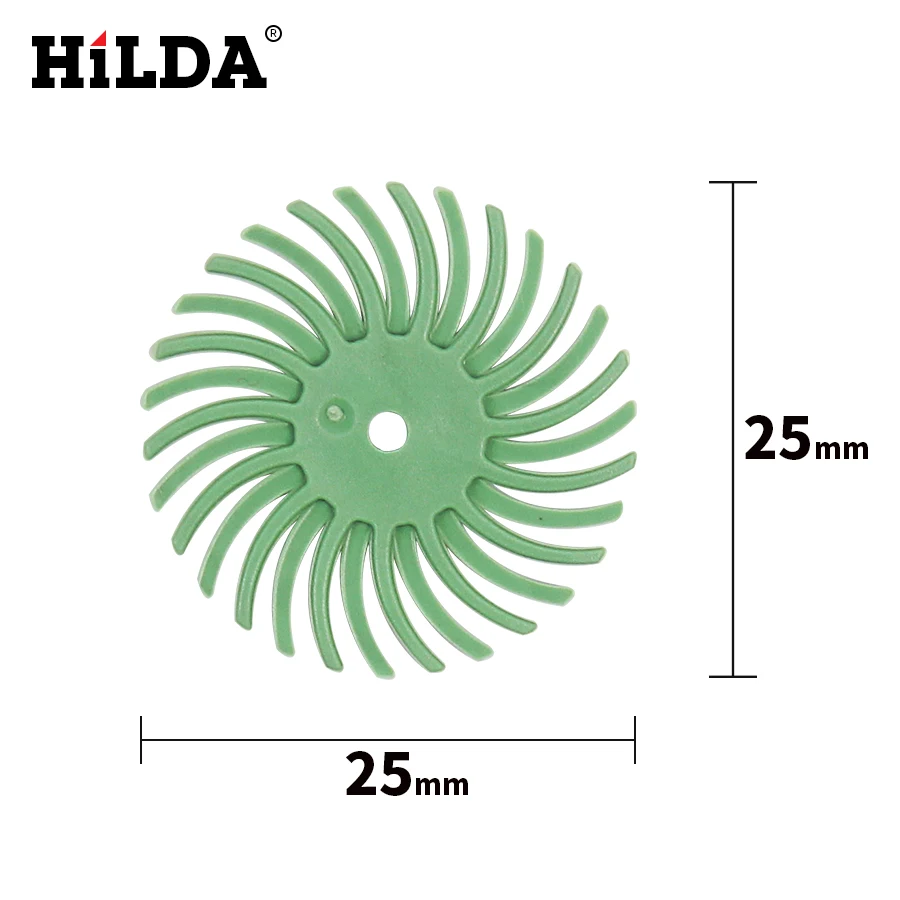 Набор абразивных щеток HILDA 6 шт. аксессуары для крупной зернистости вращающиеся