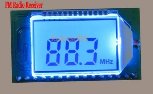 

PLL LCD Digital FM Radio Receiver Module 87-108MHZ Wireless Microphone Stereo