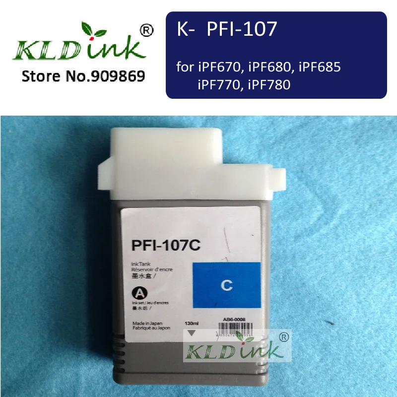 

PFI-107C-Cyan чернильный бак для imagePROGRAF iPF770 принтера