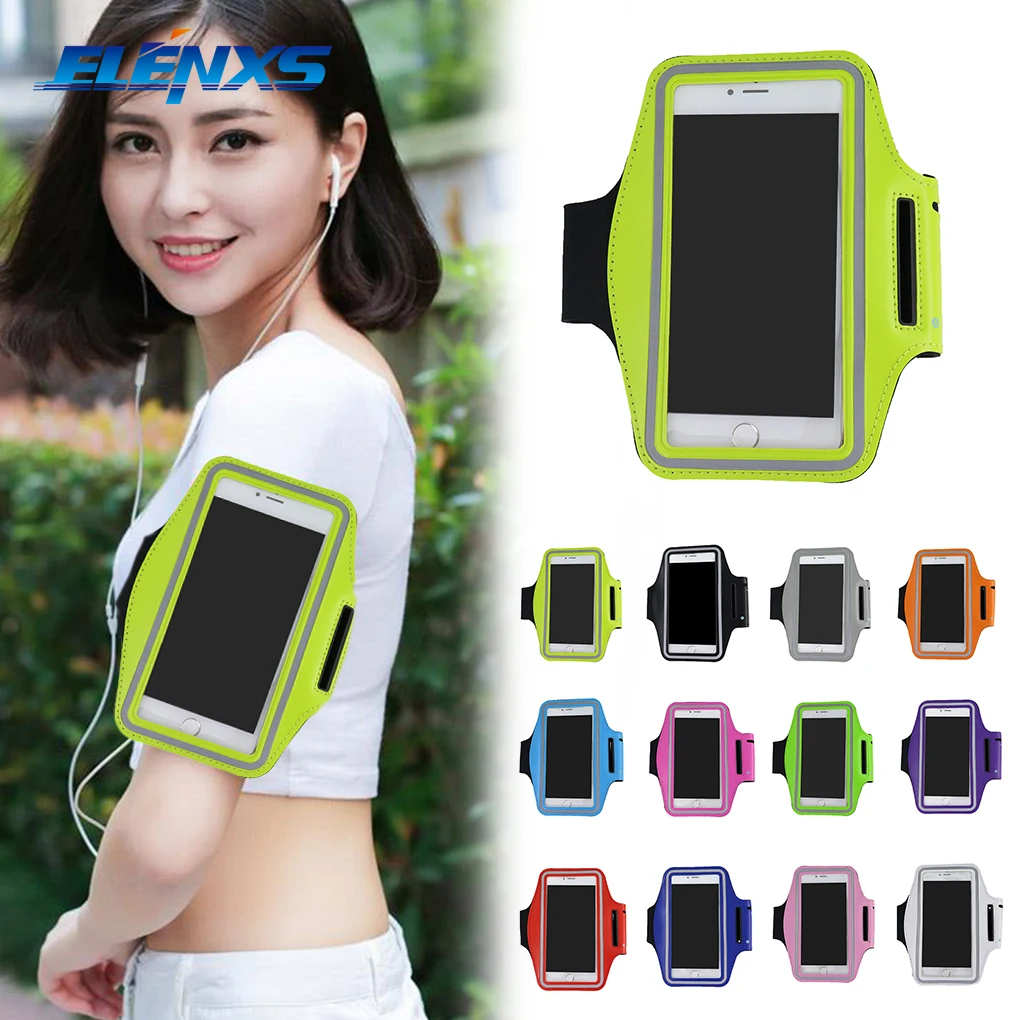 ELENXS Universal Armband Pouch Case Waterproof Sport Armband Belt