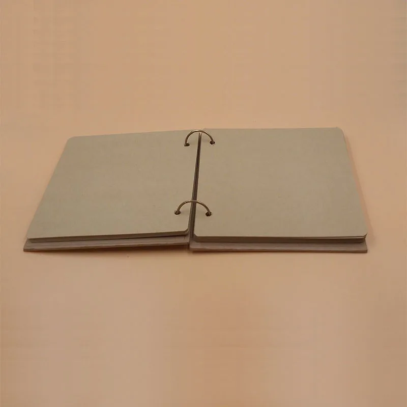 Горячая пустой Sketchbook дневник рисунок граффити живопись A4 спираль площадь kraft