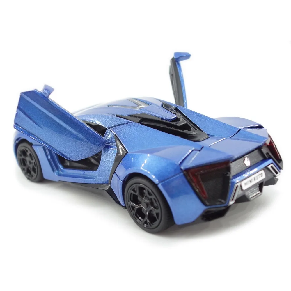 Сплав Lykan Hypersport металлические модели спортивный автомобиль коллекция Brinquedos детские игрушки для мальчиков подарок Diecasts& Toy