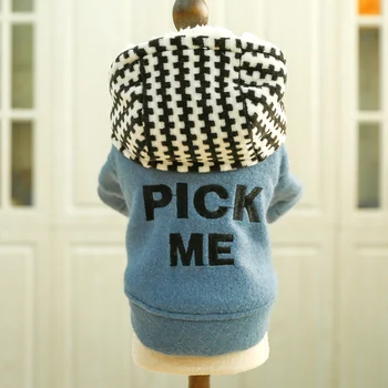 

PETCIRCLE New Dog Cat Clothes Autumn Winter Cotton Dog Hoodies For Pet Dog Coats Puppy Clothing Yorkie Chihuahua French Bulldog