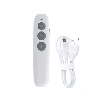 

2.4GHz Wireless Presenter Doosl Rechargeable Wireless Laser Pointer Powerpoint Clicker Presentation Remote Control Pen